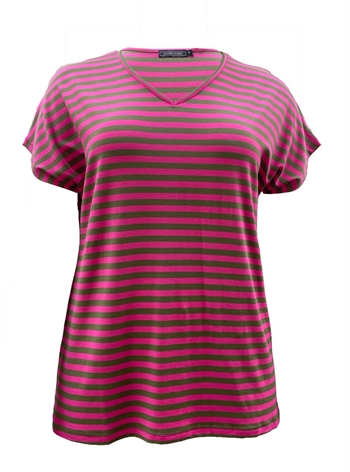 Sandgaard - Amsterdam T-shirt, Grøn/Pink